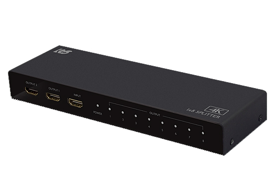ラトックシステム RS-HDSP8P-4K 4K60Hz対応HDMI分配器【1入力・8出力】RATOC[RSHDSP8P4K] 返品種別A