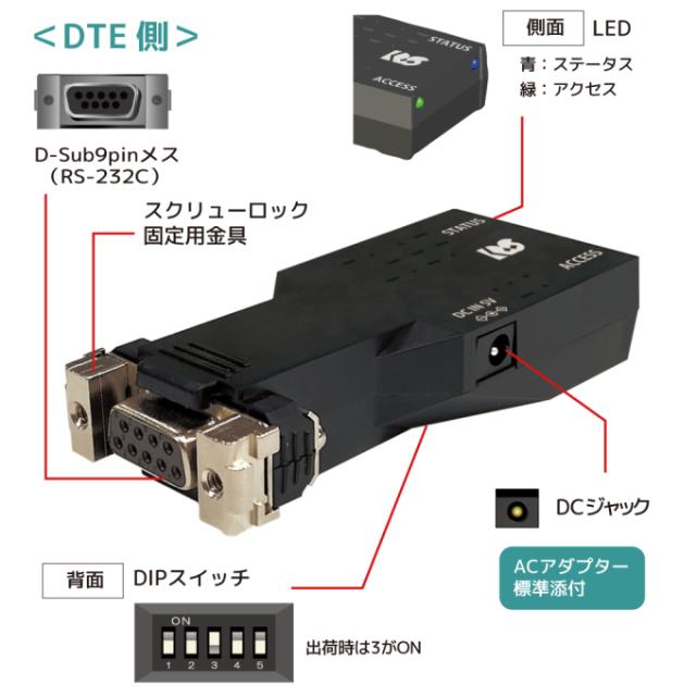 ラトックシステム RS-BT62CR Bluetooth RS-232C変換アダプター ケーブルリプレイスメントセット[RSBT62CR] 返品種別A
