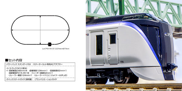 カトー 【再生産】(N) 10-028 スターターセット E353系「あずさ・かいじ」 返品種別B_1