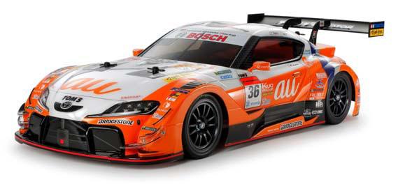 タミヤ 1/10 電動RCカー組立キット au TOM'S GR Supra 塗装済み
