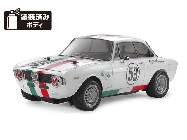 タミヤ 1/10 電動RC組立キット アルファロメオ ジュリア スプリント GTA クラブレーサー（MB-01シャーシ）（塗装済みボディ）【58732】ラジコン  返品種別B