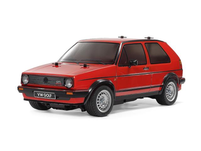 タミヤ 1/10 電動RCカー組立キット フォルクスワーゲン ゴルフ II GTI 16V (MB-01シャーシ)（ボディ塗装済み）【58748】ラジコン  返品種別B