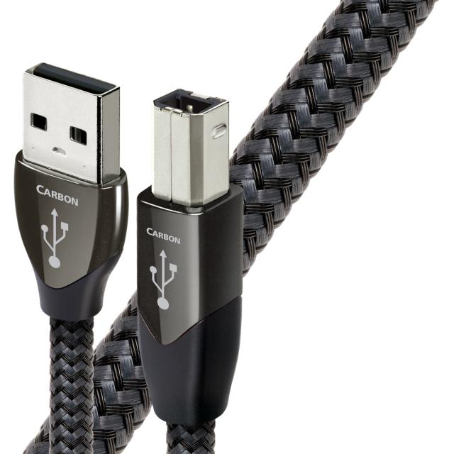 オーディオクエスト オーディオグレードUSBケーブル(1.5m・1本)【A】タイプ⇒【B】タイプ USB2 Carbon 1.5M/A to B返品種別A