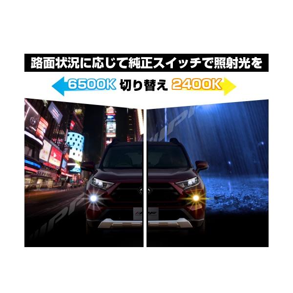 IPF F56DFLB LEDデュアルカラーフォグランプバルブ FシリーズPSX26W[F56DFLB] 返品種別A_2