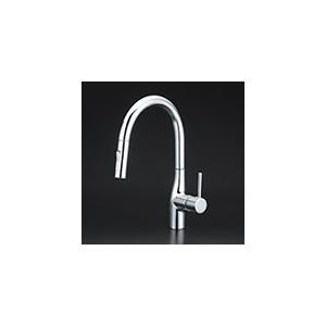 KVK KM6061EC 台付き1穴 シングル混合栓（キッチン用）【水栓】KVK[KM6061EC] 返品種別B