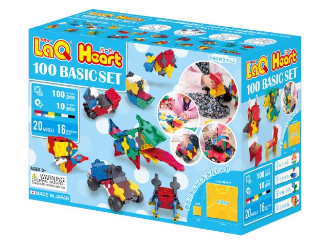 ヨシリツ LaQ ハート 100/ベーシックセット 返品種別B