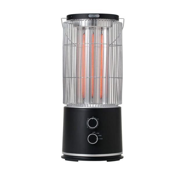 インターセントラル 電気ストーブ【カーボンヒーター】 STU-1201A(K)返品種別A