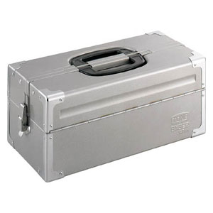 TONE BX322SV ツールケース（メタル）　V形2段式　シルバー[BX322SV] 返品種別B