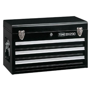 TONE BX230BK ツールチェスト　508X232X302mm　ブラック[BX230BK] 返品種別B