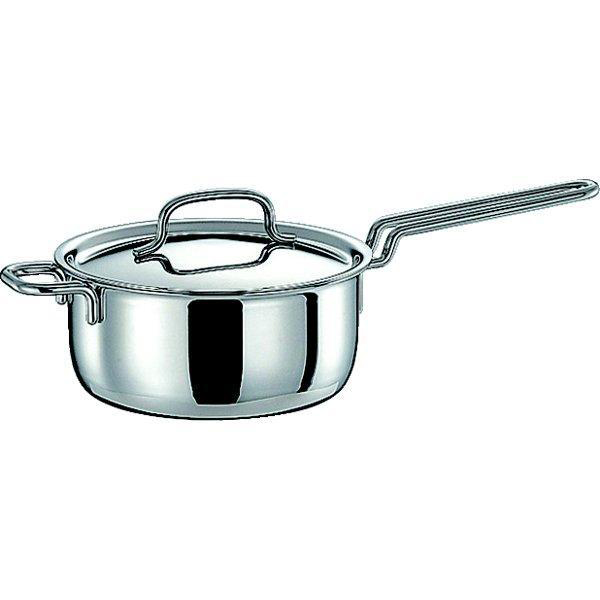 ジオプロダクト GEO-14N(ワイヨツト) 【IH対応】片手鍋 14cm（シルバー）GEO PRODUCTS GEO-14N[GEO14Nワイヨツト] 返品種別A