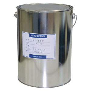 日東電工 59PW ペトロラタム系防食テープ下塗り材(3Kg缶)（茶褐色）1缶NO.59PW[59PW] 返品種別B