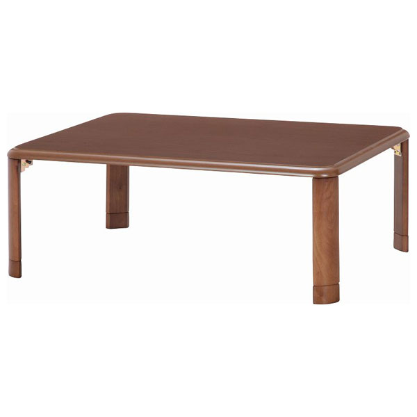 不二貿易 10037 軽量継脚折り畳み座卓(105×75cm)ブラウンFL10575[10037フジボウエキ] 返品種別A