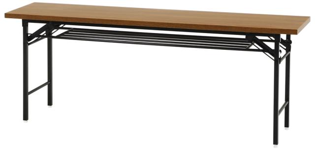不二貿易 41389 会議テーブル ハイ YSF-7651 M32#（ブラウン）[41389フジボウエキ] 返品種別A