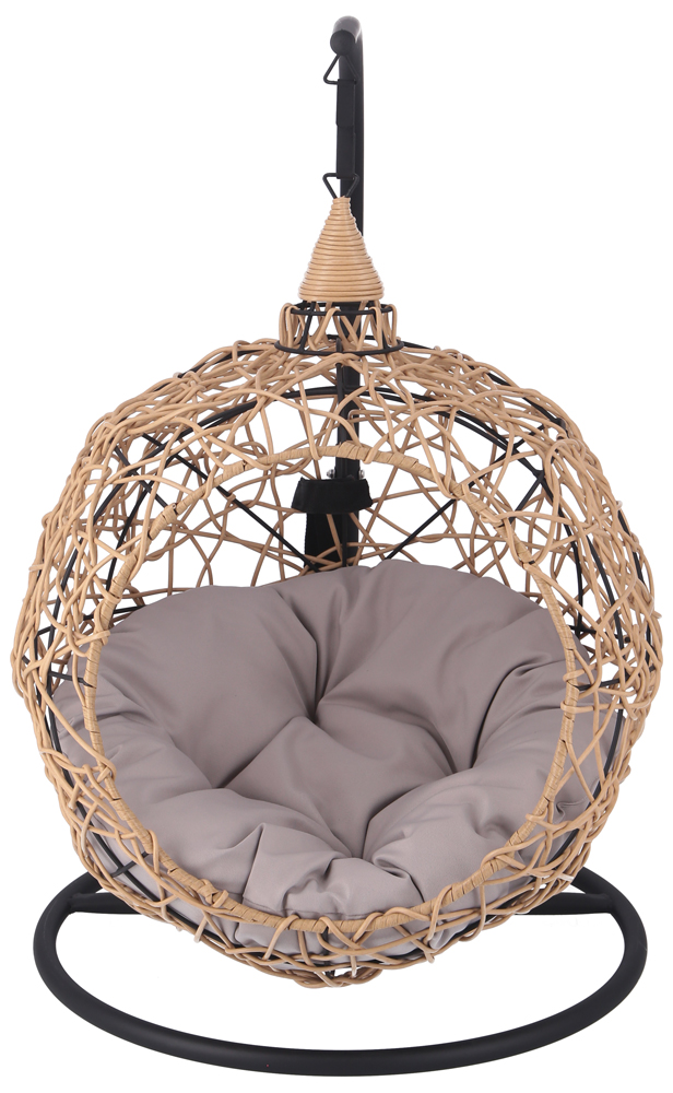 不二貿易 51736 ペット用ハンギングチェア ラウンド（ナチュラル）[51736フジボウエキ] 返品種別A_1