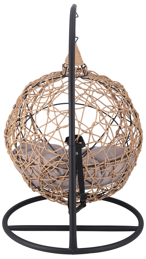 不二貿易 51736 ペット用ハンギングチェア ラウンド（ナチュラル）[51736フジボウエキ] 返品種別A_4