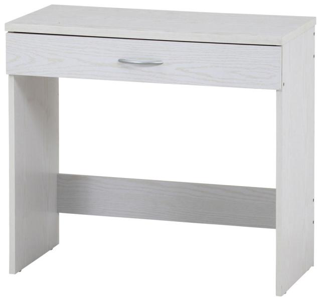 不二貿易 52274 引き出し付きデスク（オーク ホワイト）[52274フジボウエキ] 返品種別A