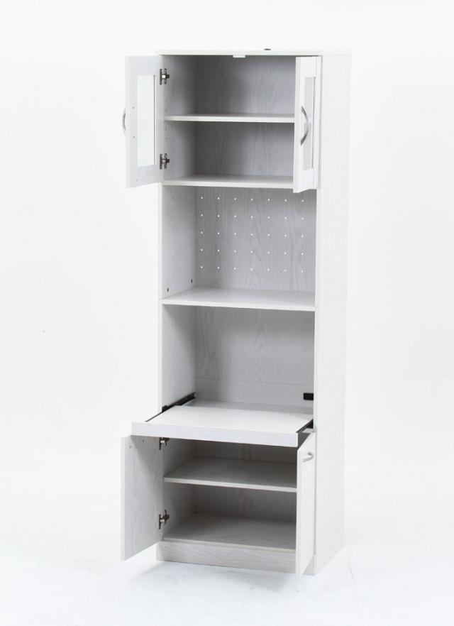 不二貿易 52301 ハイキッチンボード 高さ180×幅60cm（オークホワイト）[52301フジボウエキ] 返品種別A_3