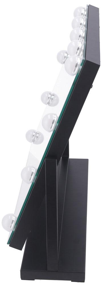 不二貿易 67781 プレミアムLEDミラー yumeka（ブラック）[67781フジボウエキ] 返品種別A_2