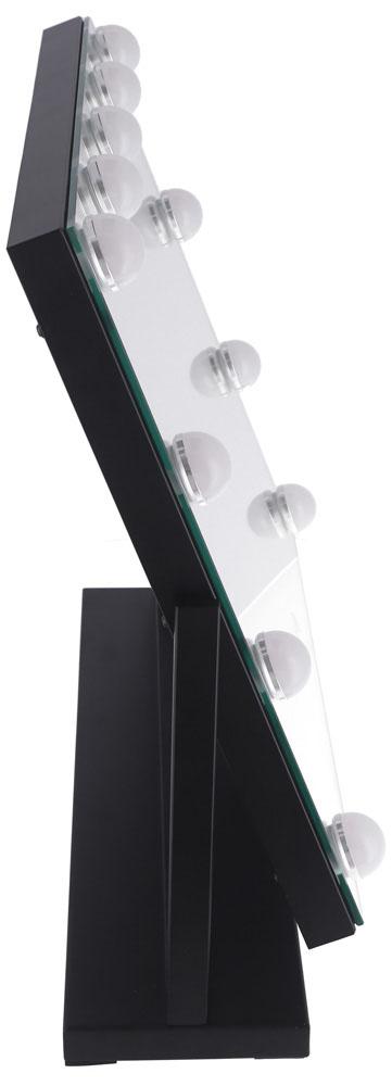 不二貿易 67781 プレミアムLEDミラー yumeka（ブラック）[67781フジボウエキ] 返品種別A_4