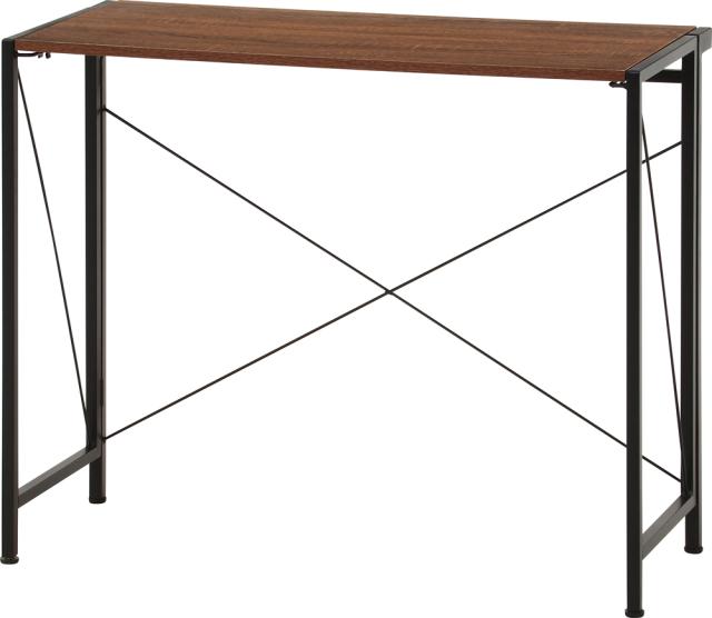 不二貿易 73635(フジボウエキ) 折りたたみデスク アロン (ブラウン)[73635フジボウエキ] 返品種別A