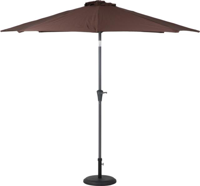 不二貿易 85186 アルミパラソル 270cm(ブラウン)TJB004[85186フジボウエキ] 返品種別A