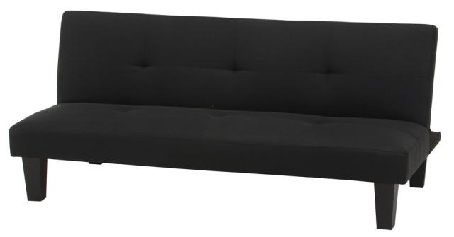 不二貿易 85193 ソファーベッド スミス2（ブラック）[85193フジボウエキ] 返品種別B