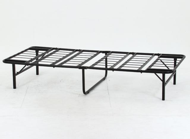 不二貿易 87495 工具不要折りたたみパイプベッド easy（ブラック