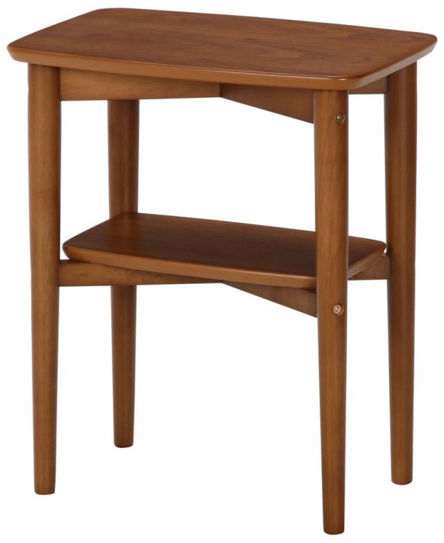 不二貿易 96476 サイドテーブル ノルン スクエア(ダークブラウン)6806-5SF-4530 MBR[96476フジボウエキ] 返品種別A