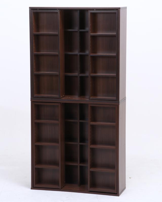 不二貿易 99283 ダブルスライドラック(ミディアムブラウン)DS9090BR