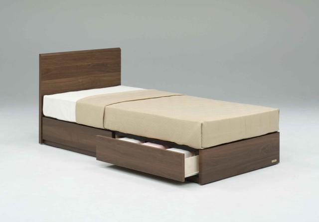 フランスベッド PR-70-05FDRS-WN プレミア70 引き出しタイプ (シングル・ウォールナット)FRANCEBED[PR7005FDRSWN] 返品種別B