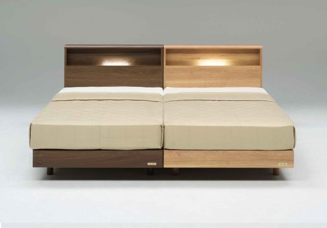 フランスベッド PR-70-06CLGQ-NA プレミア70 キャビネット付き レッグタイプ (クイーン・ナチュラル)FRANCEBED[PR7006CLGQNA] 返品種別B_1
