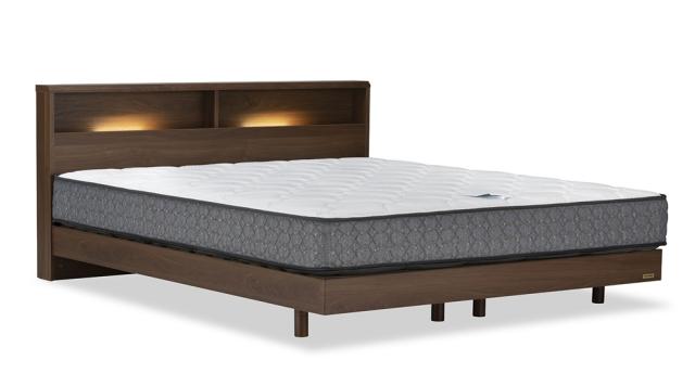 フランスベッド プレミア70 キャビネット付き レッグタイプ (クイーン・ウォールナット) FRANCEBED PR-70-06CLGQ-WN返品種別B