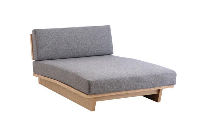 東馬 メディチ　1.5Pシェーズロングソファ BR（ブラウン） 54682050返品種別Aの通販は