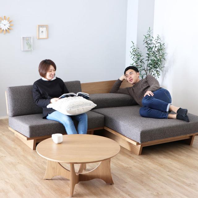 東馬 メディチ　1.5Pシェーズロングソファ BR（ブラウン） 54682050返品種別Aの通販は