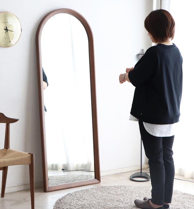 東馬 54684000 エフィーノ スタイルミラー アーチ (ブラウン)[54684000