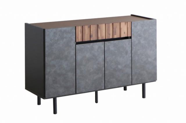 東馬 54689130 CRE(クリート) サイドボード120cm CL(コンクリート)[54689130TOHMA] 返品種別A
