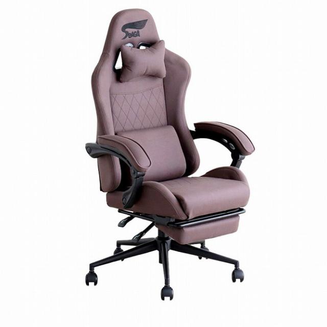 東馬 54690850 SeAGA(セアガ) SEゲーミングチェア BR(ブラウン)[54690850TOHMA] 返品種別A