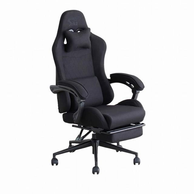 東馬 54690860 SeAGA(セアガ) SEゲーミングチェア BK(ブラック)[54690860TOHMA] 返品種別A
