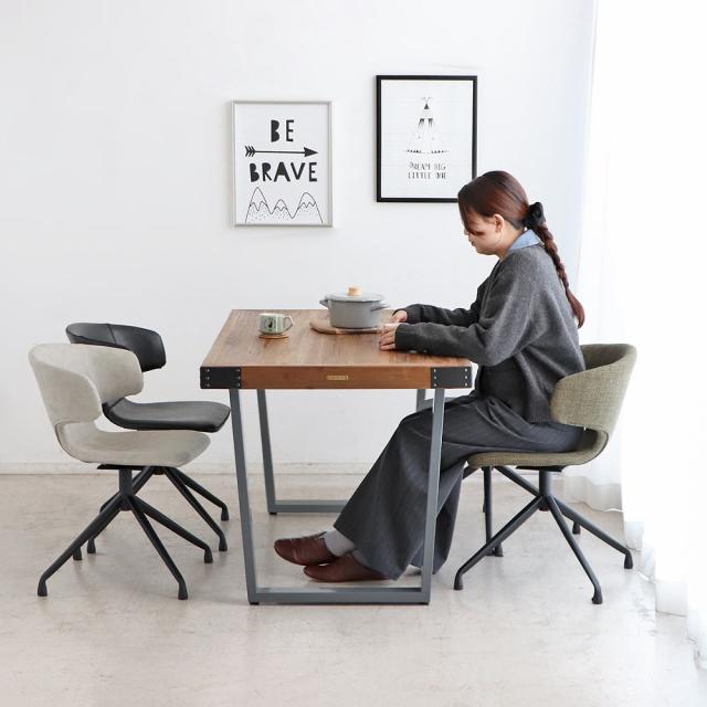 東馬 UPプーリークラフトマン 140ダイニングテーブル 脚 DGY（脚ダークグレー） 54694660返品種別B_6