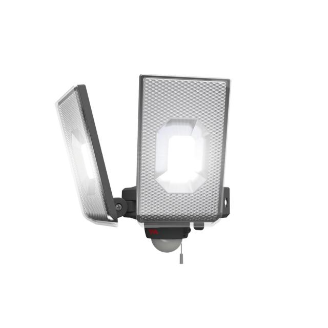 ムサシ LED-AC2050 AC式 スライド型LEDセンサーライト(12.5W×2灯)musashi[LEDAC2050] 返品種別A