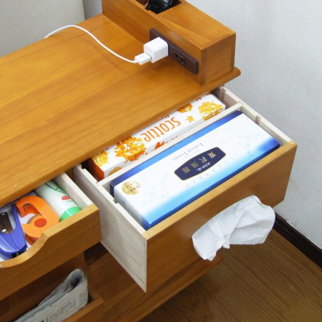 クロシオ 64838 ソファーサイドすっ桐ワゴン[64838] 返品種別A_8