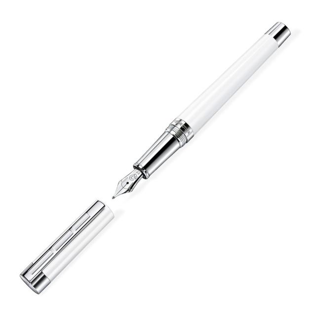 ステッドラー ステッドラープレミアム Resina 万年筆 EF（極細） レジン軸 専用ギフトボックス付き（ホワイト） 9PB110EFJ返品種別A