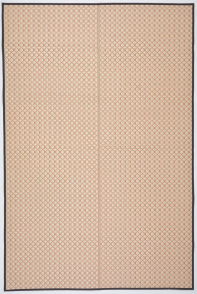 HAGIHARA(萩原) 丸洗いできる い草風カーペット 江戸間3帖(174×261cm・ブラウン) ルイス ラグマット PPマット ルイスE3BR返品種別A