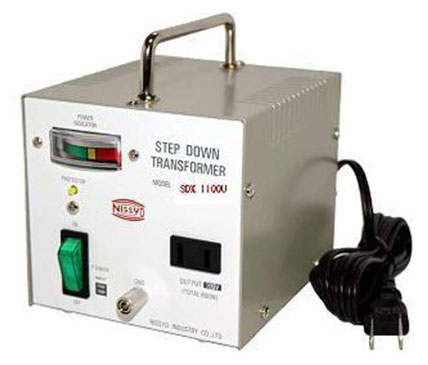 日章工業 SDX-1100U 海外用変圧器（ダウントランス）Aプラグ対応