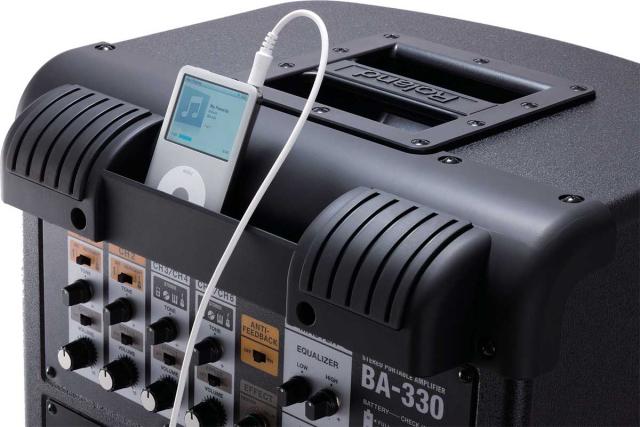 ローランド Roland BA-330 RolandポータブルPAシステム「BA-330」電池駆動可能で野外の使用もOK ポータブルアンプ ベース