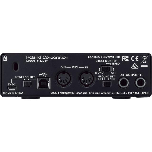 ローランド RUBIX-22 USBオーディオインターフェイスRoland[RUBIX22] 返品種別A
