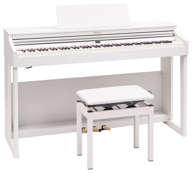 ローランド RP701-WH 電子ピアノ（ホワイト）【高低自在椅子＆ヘッドホン＆楽譜集付き】Roland Piano Digital[RP701WH] 返品種別A