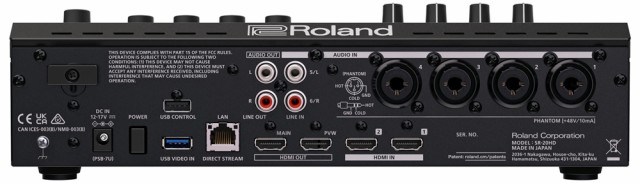 ローランド SR-20HD ダイレクト・ストリーミング・AVミキサーRoland ...