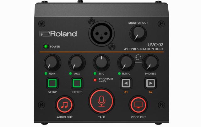 ローランド UVC-02 デスクトップ用ドッキング・ステーションWeb Presentation Dock[UVC02] 返品種別A