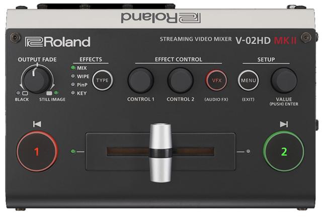 ローランド V-02HDMK2 ストリーミング ビデオミキサーV-02HD　MKII[V02HDMK2] 返品種別A